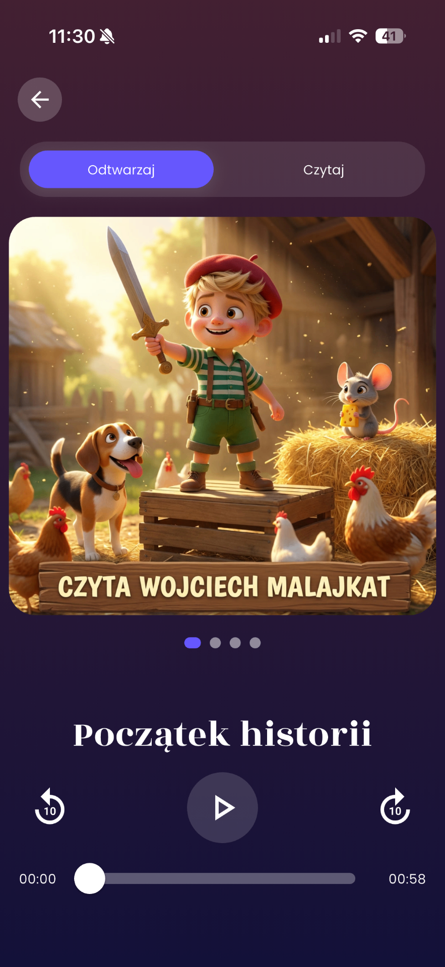 Player audio