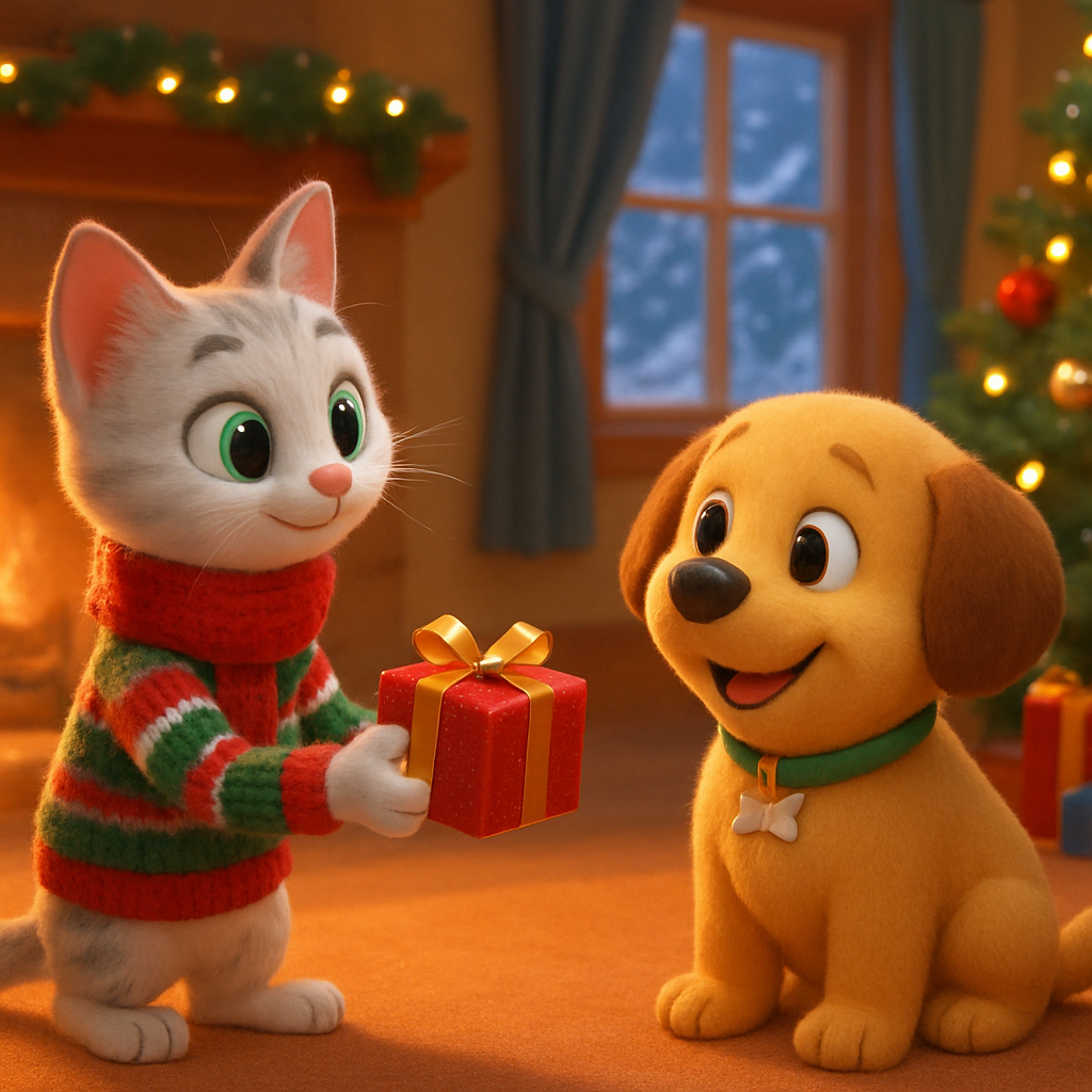 Cat Jake’s Christmas Gift Adventure